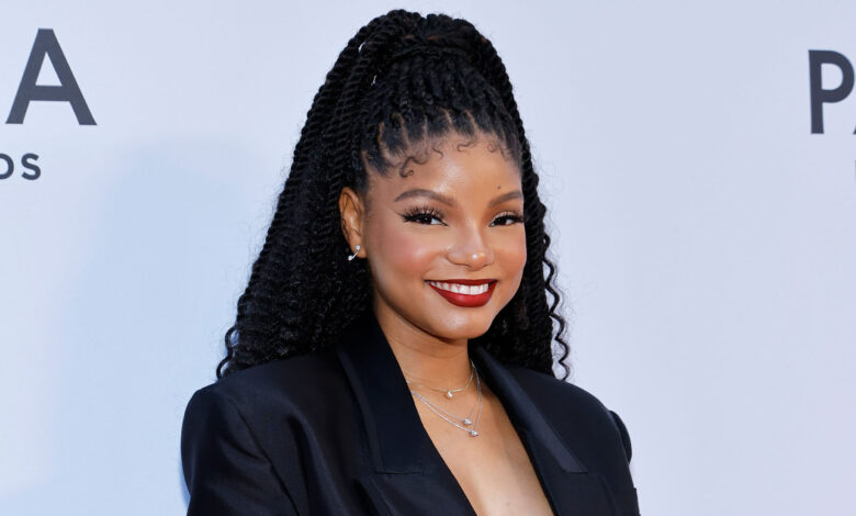 Halle Bailey Swapped 6-Inch Heels for Squared Sandals at Pandora’s Lab-Grown Diamonds Party