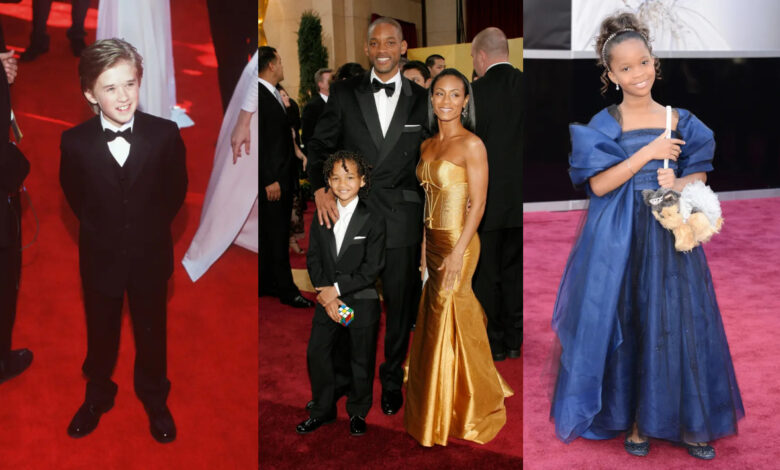 Kids’ Shoe Moments on the Oscars Red Carpet Through the Years: Jaden Smith, Drew Barrymore and More