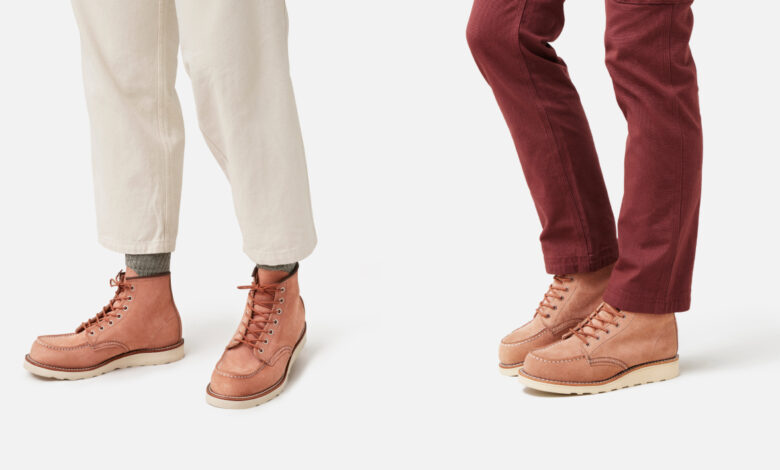 Red Wing Heritage Embraces Romance With ‘Dusty Rose’ Moc Boot for Valentine’s Day