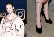 Hunter Schafer Models Maison Margiela’s Tabi Shoes at THR’s 2024 Power Stylists