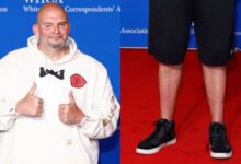 John Fetterman Ditches Formality, Sports Black and White Sneakers at 2024 White House Correspondents’ Dinner